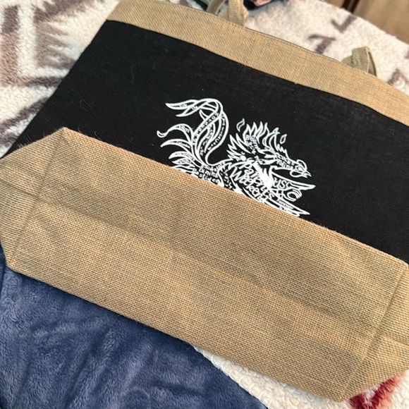 University of South Carolina Straw-like Canvas Bag - Picture 2 of 4